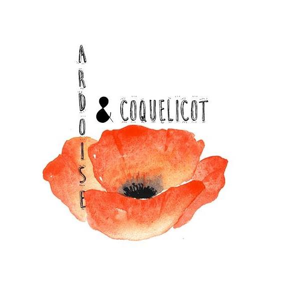 Ardoise et coquelicot